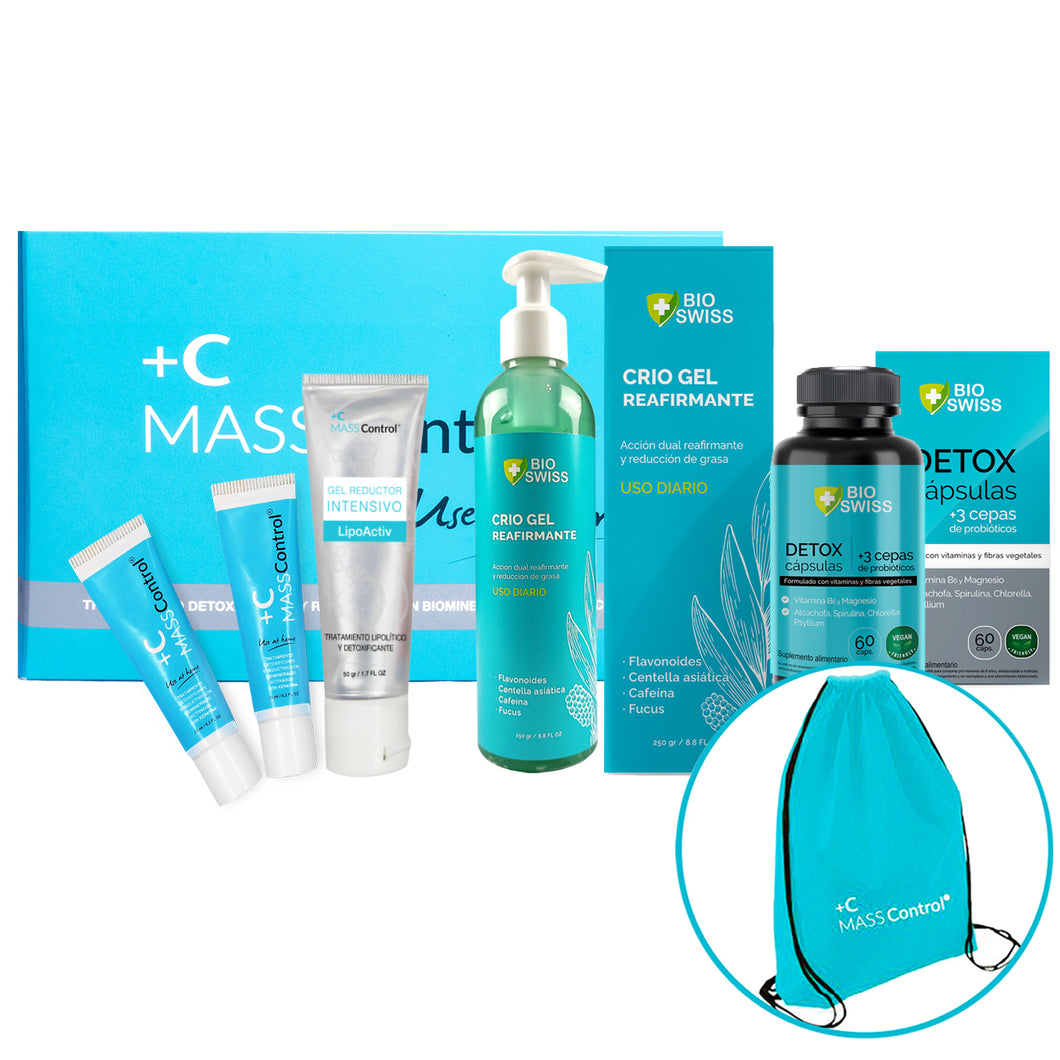 CRIO GEL + SET QUEMADOR +DETOX CAPS