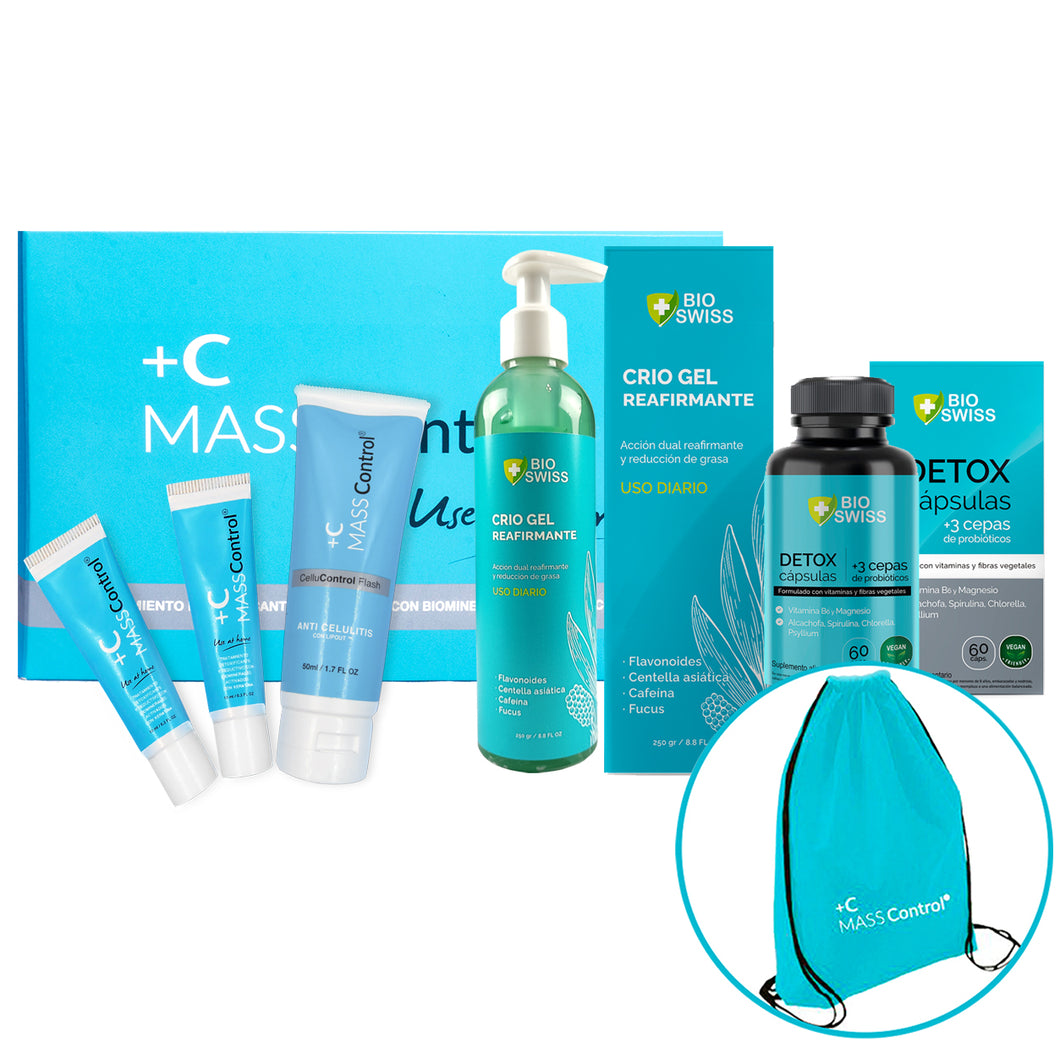 CRIO GEL + SET ANTICELULITIS + DETOX CAPS